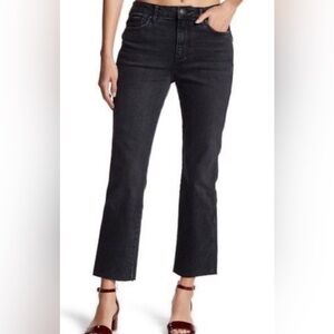 Free people Clean girlfriend jeans in black.